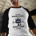 I Survived Nursing School Graduation 2025 Baseball Raglan Shirt