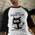 I Survived Theology School Graduation 2025 Baseball Raglan Shirt