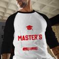 I Survived My Wife's Master's Degree Graduation Baseball Raglan Shirt