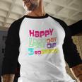 Sweet Happy Last Day Of 3rd Grade Kids GraduationBaseball Raglan Shirt