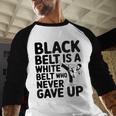 Taekwondo Belt Club Graduation Baseball Raglan Shirt