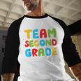 Team Second Grade Shirt 2nd Grade Back To School Graduation Baseball Raglan Shirt