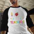 Teens Graduation I Heart My Teacher I Love My Teachers Baseball Raglan Shirt