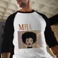 Unapologetically MHA-Ish Student Graduation Afro Baseball Raglan Shirt