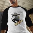 Valedictorian University Of Hard Knocks Graduation Tshirt Baseball Raglan Shirt