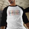 Veterinary Medicine Vet Tech DVM LVT Graduation Baseball Raglan Shirt
