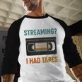 VHS Cassette Tape Retro 80s 90s Nostalgia Baseball Raglan Shirt VHS Cassette Tape Retro 80s 90s Nostalgia Baseball Raglan Shirt