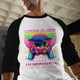 Video Gamer Graduate Graduation Grad Gaming Baseball Raglan Shirt