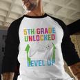 VIDEO GAMER Graduation Student Teacher Last Day School Kids Baseball Raglan Shirt