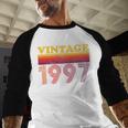 Vintage 1997 Retro Style 90's Born Nostalgia Vibes Birthday Premium Tri-Blend Baseball Raglan Shirt Vintage 1997 Retro Style 90's Born Nostalgia Vibes Birthday Premium Tri-Blend Baseball Raglan Shirt