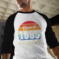 Vintage Class Of 1995 30 Years Later Reunion 30th Graduation Baseball Raglan Shirt