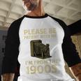 Vintage Please Be Patient With Me I'm From The 1900s Camera Baseball Raglan Shirt