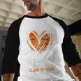 Women's Senior Niece Class Of 2026 Basketball Graduation Heart Baseball Raglan Shirt
