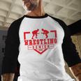 Wrestling Senior Night Wrestling Senior 2025 Graduation 11 Baseball Raglan Shirt