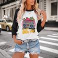1980s 80s Reunion Nostalgia Memories Music School Grew Up Premium Tri-Blend Baseball Raglan Shirt