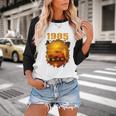 1985 Vintage Sunset Surf Truck Retro Beach Nostalgia Baseball Raglan Shirt