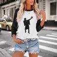 2019 Football Graduation Dab Shirt- Dabbing Graduate Baseball Raglan Shirt
