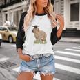 5th Grade Graduation Class Of 2023 Capybara Fifth Graduate Baseball Raglan Shirt