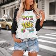 90s Nostalgia Retro Apparel 90'S Vibe Retro Baseball Raglan Shirt