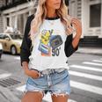 90s Retro Cassette And Walkman Nostalgia Graphic Tee Baseball Raglan Shirt