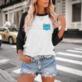 Bytes Of Memories Digital Nostalgia Concept Line Baseball Raglan Shirt