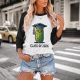 Class Of 2026 Graduation Pickle Trendy Graduate Humor Baseball Raglan Shirt