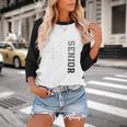 Class Of 2026 Senior 2026 Graduation Decoration Men Senior Baseball Raglan Shirt