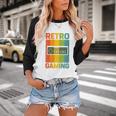 Classic Retro Gaming Nostalgia Baseball Raglan Shirt