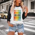 Classic Retro Gaming Nostalgia Baseball Raglan Shirt