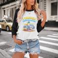 I Crushed Kindergarten Monster Truck Graduation Boys Kids Baseball Raglan Shirt