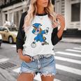 Dabbing Graduation Class 2023 Unicorn Volleyball Baseball Raglan Shirt