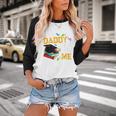 My Daddy Did It And He Did It For Me Graduate Graduation Baseball Raglan Shirt
