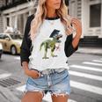 DinosaurRex Rawr Last Day Of School Graduation Shirt Baseball Raglan Shirt