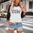 DSW Doctor Of Social Work Graduation DSW Graduate Baseball Raglan Shirt
