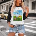 Frutiger Aero Aesthetic Tech Scenery Fishes Sunflower Raglan Baseball Tee Baseball Raglan Shirt Frutiger Aero Aesthetic Tech Scenery Fishes Sunflower Raglan Baseball Tee Baseball Raglan Shirt