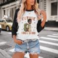 Future HBCU Grad History Month Graduation Boys Kids Baseball Raglan Shirt