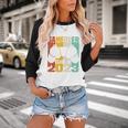 GAME OVER Class Of 2023 Video Games Vintage Graduation Gamer Baseball Raglan Shirt