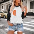 Graduate Senior Class Of 2024 Basketball Player Graduation Baseball Raglan Shirt