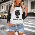 I Graduated Class Of2023 Cat Graduation Baseball Raglan Shirt