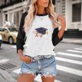 I Graduated Life Is Gonna Be Easy Now Right Graduation Baseball Raglan Shirt