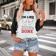 GraduationShirt I'm Like 2018 Done Class Of Baseball Raglan Shirt