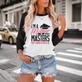 GraduationShirt For Mom Mother With A Master's Degree Tee Baseball Raglan Shirt