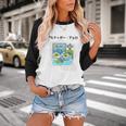 Grass Fun UI UX Er Computer Retro Fish Frutiger Aero Premium Tri-Blend Baseball Raglan Shirt