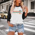 Groovy Like The 60s Aesthetic Nostalgia 1960's Retro Baseball Raglan Shirt