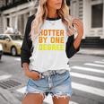Hotter By One Degree Graduation Shirt College Major Graduate Baseball Raglan Shirt