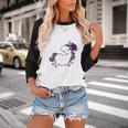 Kids Class Of 2018 Unicorn Preschool Graduation For Girls Baseball Raglan Shirt