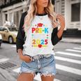 Kids Pre-K Grad 2025 Preschool Graduation 2025 Baseball Raglan Shirt
