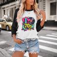 I Love The 70s Vintage Cassette Roller Vinyl Nostalgia 70s Premium Tri-Blend Baseball Raglan Shirt