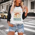 Please Be Patient I'm From The 1900s Humor Baseball Raglan Shirt