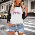This Is My Prom Dress Shirt Senior Graduation Cute Tee Baseball Raglan Shirt